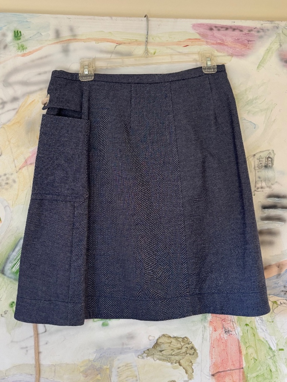 Max Mara Weekend denim wrap skirt